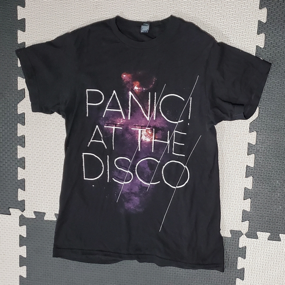 Panic! At The Disco Black Galacy Band Tee